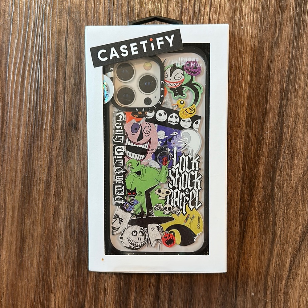 BNIB Nightmare before Christmas disney casetify iPhone 14pro max case